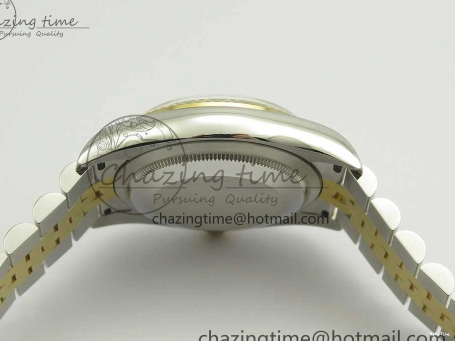 MiroTime 0801 DateJust 36 SS YG 116233 ARF 1:1 Best Edition 904L Steel Black Dial Stick Markers on Jubilee Bracelet SH3135 V EasyMatch 3261